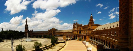 Sevilla - Plaza de Espana (panoramat)