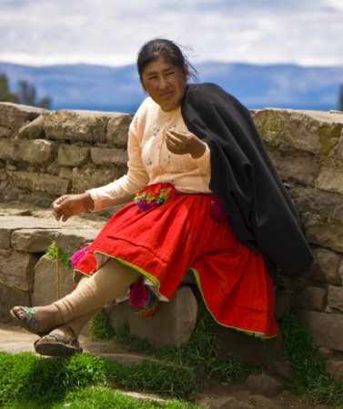 Ostrov Taquile - Jazero Titicaca