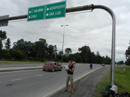 presun z Argentíny do Čile